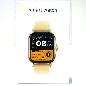 Smart Watch with Gold and BLACK band